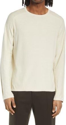 Rag & Bone Clayton Crewneck Sweater in Ivory at Nordstrom Rack, Size Large