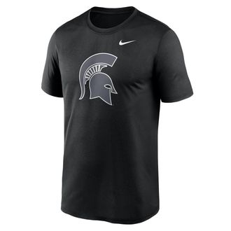 Nike Michigan State Spartans Color Pop Logo Legend Nike Mens Dri-FIT College T-Shirt in Black | NKGK00AMST-KXX