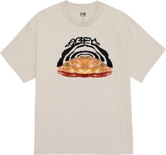 Obey Leap Tee Katoenen T-shirt Grijs - Heren - T-shirts - Grijs - S - Katoen - Tops