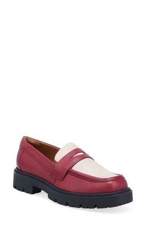 Miz Mooz Felina Loafer in Bordeaux Multi at Nordstrom Rack, Size 9.5-10Us / 41Eu