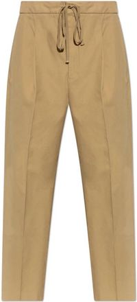 Fear of God Cotton Canvas Pleat Front Pant - Heren - Wijde Broeken - Beige - M - Katoen - Broeken