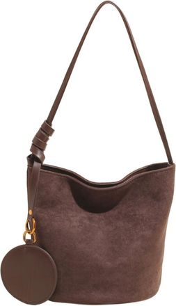 Generic Womens Hobo Bucket Bag, Suede Designe Handbag with Magnetic Snap Closure, Adjustable Strap, Applies to Daily Commute, Office Work and Casual Shopping 
