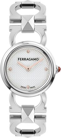 Ferragamo Double Gancini Stud Bracelet Watch