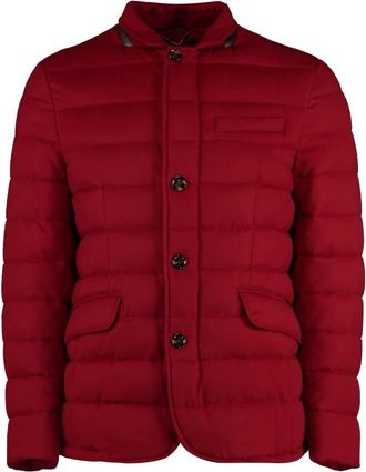 Moorer Jassen, Heren, Rood, L, Kasjmier, Kasjmier donsjack met zakken