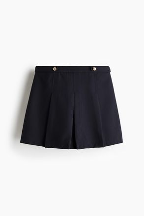 H&M Skort mit Falten - Marineblau