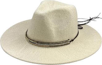 MARCUS ADLER Straw Panama Hat in Ivory at Nordstrom Rack