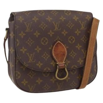 Louis Vuitton Pre-owned Cross Body Bags, female, Brown, Size: ONE SIZE Pre-owned Vintage Canvas Cross Body Bag