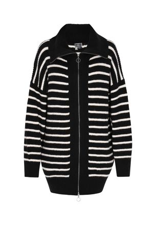 Dreimaster Dreimaster Vest Dames zwart en wit