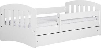Topeshop Topeshop - Classico - Cama Infantil Blanca Completa 140 X 80 Cm Somier + Colch&oacute;n + Cajones