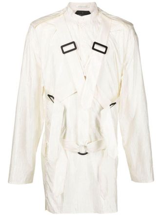 Nicolas Andreas Taralis cotton shirt - men - Cotton - M - Neutrals
