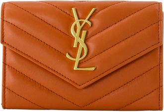 Saint Laurent Mujer, Accesorios, Naranja, Talla: ONE Size