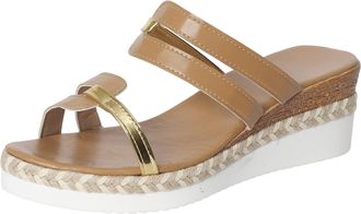 Generic Womens Wedge Sandals Thick Soled Wedge Heeled Womens Slippers Fashionable And Casual Fish Mouth Women Beach Sandals Outdoor Wedges Shoes 2026 (Khaki, 