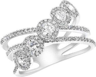 Diana M. Jewels Fine Jewelry 18K Two-Tone 1.16 Ct. Tw. Diamond Ring