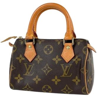 Louis Vuitton Pre-owned Mini Bags, female, Brown, Size: ONE SIZE Pre-owned Monogram Mini Handbag