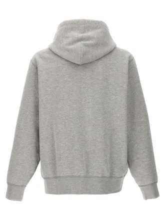 Polo Ralph Lauren Logo-Embroidered Cotton Hoodie - Grey