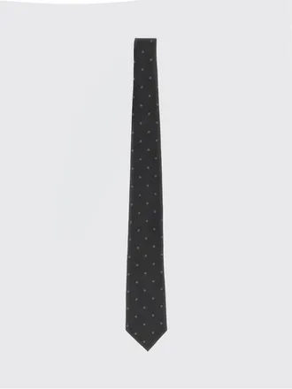 Tom Ford Cravatta in pura seta con micro fantasia a pois