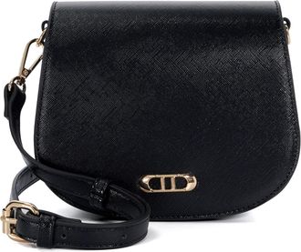 Dune London Dames/Dames Desireo Zadeltas Slangenleer (Zwart)