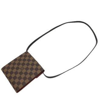 Louis Vuitton Pre-owned Damier Canvas Shoulder Bag - Dames - Pre-owned - Bruin - Maat: ONE Size Taf
