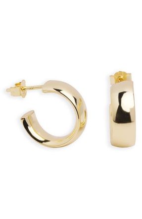 Argento Vivo Huggie Hoop Earrings in Gold at Nordstrom