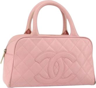Chanel Pre-owned Handbags, female, Pink, Size: ONE SIZE Pre-owned Vintage Handbag