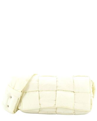 Bottega Veneta Padded Tech Cassette Crossbody Bag Intrecciato Nylon (Authentic Pre-Loved)