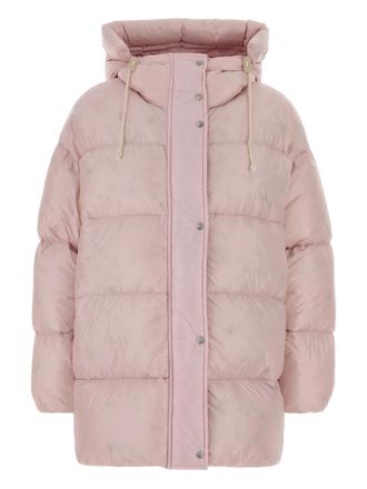 Jil Sander hooded puffer coat - women - Fabric - S - Pink
