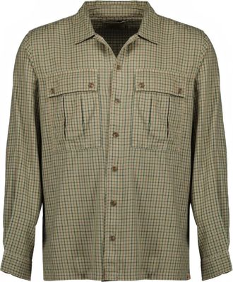 Japan Rags Iku check-pattern shirt - Green