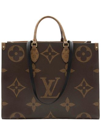 Louis Vuitton Giant Monogram Canvas Onthego Gm Tote (Authentic Pre-Loved)