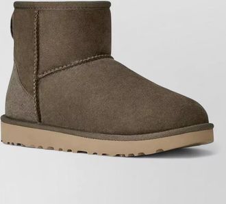 UGG mini ankle boots round toe rubber sole