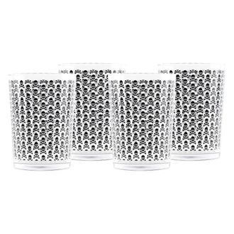 Scalpers Set de 4 vasos de agua en vidrio transparente 50 cl