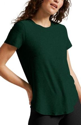 Beyond Yoga On the Down Low T-Shirt in Dark Spruce Green He at Nordstrom Rack, Size Xx-Small