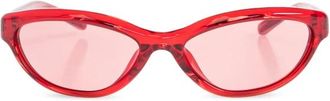 Jacquemus Curvo Zonnebril - Dames - Zonnebrillen - Rood - ONE Size - Accessoires