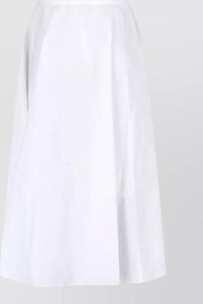 Aspesi high waist midi pleated skirt design