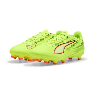 Puma Fussballschuh PUMA ULTRA 6 PLAY FG/AG, Gr. 42,5, gelb alert, puma schwarz, glowing rot, lime squeeze, Synthetik, Schuhe Fussballschuh, f&uuml;r Rasenpl&auml;tze