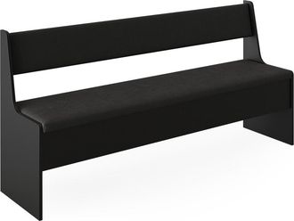 Vicco Banco De Comedor Roman, Negro, 166.6 X 41.5 Cm