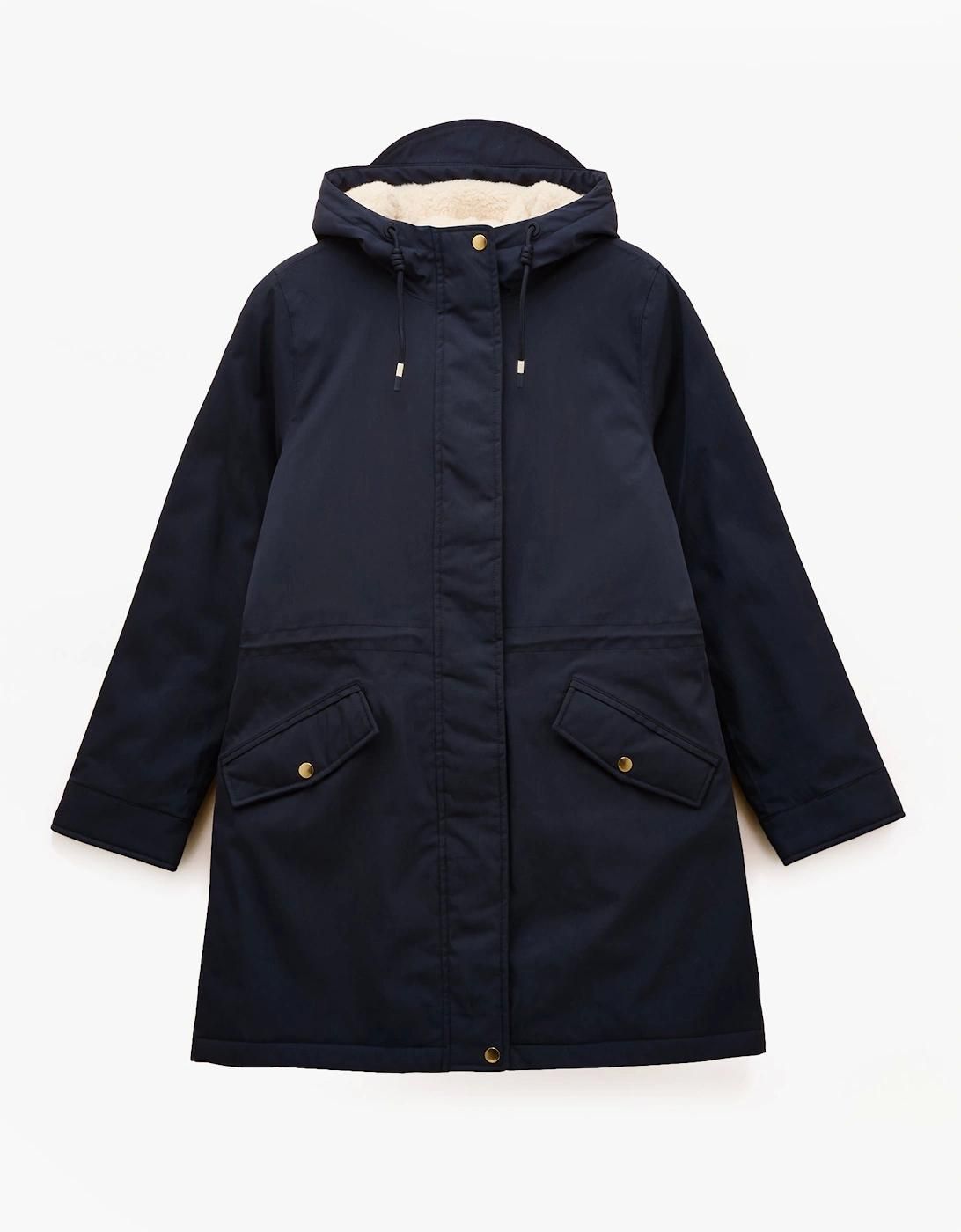 All-Weather Fleece Lined Waterproof Coat - Brown At Cotton Traders - View #6