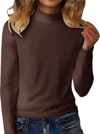 Generic velvet tops for women, Jumpers for Women UK Winter Lightweight Sweater Soft Comfortable Long Sleeves Plain Pullover Solid Color Casual V Neck Tops Clo