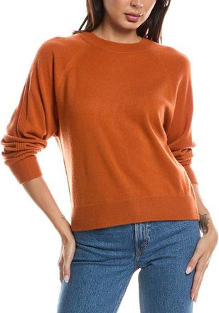 Fort&eacute; Cashmere Rib Trim 100% Cashmere Sweatshirt