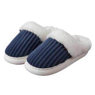Generic Fluffy Slippers for Women Men Plush Soft Winter Warm Slip On House Shoes Indoor Outdoor Fuzzy Slippers Unisex Memory Foam Platform Comfy Non-Slip Bedr