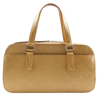 Louis Vuitton Pre-owned Shelton Monogram Mat Handtas - Dames - Vintage Handtas - Beige - ONE Size - Vintage