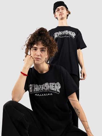 Thrasher Disco By Spanky T-Shirt zwart