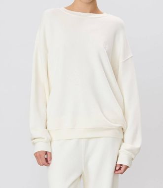&Eacute;terne Oversized Crewneck Sweatshirt In Cream