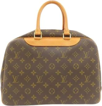 Louis Vuitton Pre-owned Monogram Canvas Handtas - Dames - Vintage Handtas - Bruin - ONE Size - Vintage