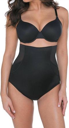 Miraclesuit Fit And Firm High-Waist Shaping Brief In Black