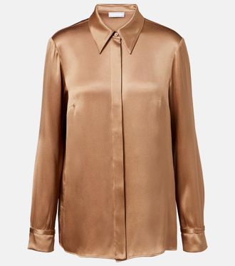 Gabriela Hearst Camicia Cruz in satin di seta