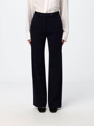 Tela Pantaloni straight sartoriali in misto lana a vita alta