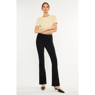 Kancan Paulina High Rise Bootcut Jeans in Black at Nordstrom, Size 29