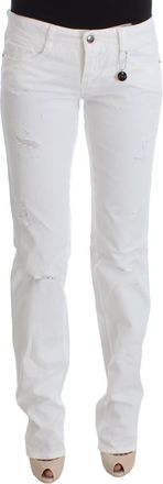 Costume National Cotton Slim Fit blue Bootcut Womens Jeans