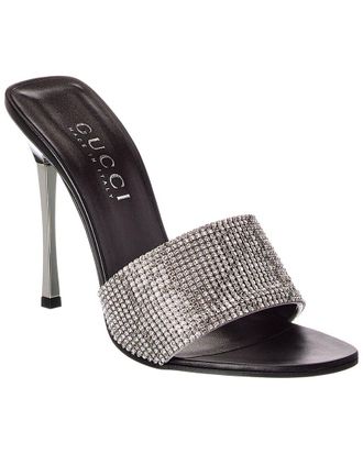 Gucci Bombshell Crystal Mesh Sandal