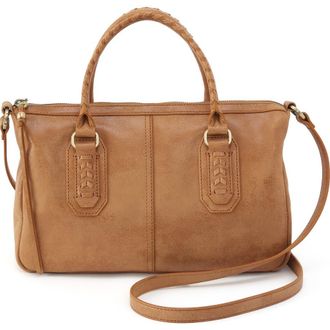 Hobo Expedition Leather Satchel in Whiskey at Nordstrom